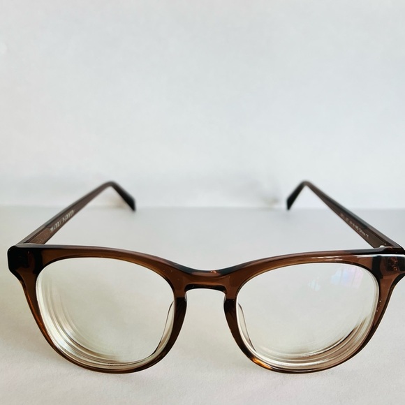 Warby Parker Bell 261 Eyeglass Frame in Light Brown. - Picture 5 of 6